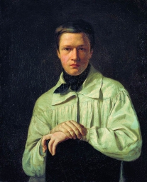 Тыранов Алексей Васильевич (1808-1859) , Автопортрет , 1825 год  , холст, масло