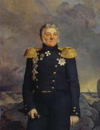Бобров Виктор Алексеевич (1842-1918) , Граф, адмирал Логин Петрович Гейден , 1877 год  , холст, масло , 139 х 104 см