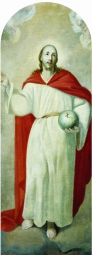 Аргунов Иван Петрович (1729-1802) , Иисус Христос , Государственный Русский музей , 1753 год  , холст, масло , 198 х 71 см