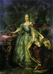 Аргунов Иван Петрович (1729-1802) , Портрет Екатерины II , Государственный Русский музей , 1762 год  , холст, масло , 245 х 176 см