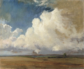 Васильев Фёдор Александрович (1850-1873) , Грозовые облака , 1871 год  , холст, масло