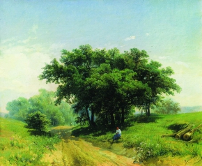 Васильев Фёдор Александрович (1850-1873) , Летний жаркий день , 1869 год  , холст, масло
