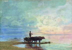 Васильев Фёдор Александрович (1850-1873) , На берегу моря , Государственный Русский музей , 1873 год  , холст, масло