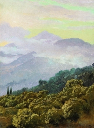 Верещагин Василий Васильевич (1842-1904) , Вид Крымских гор , холст, масло