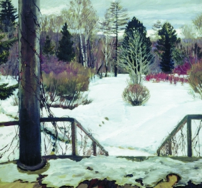 Виноградов Сергей Арсеньевич (1869-1938) , Весна идет , 1900-е гг год  , холст на картоне, масло