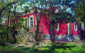 Виноградов Сергей Арсеньевич (1869-1938) , Красная дача , 1910 год  , холст, масло