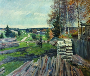 Виноградов Сергей Арсеньевич (1869-1938) , Латгальский пейзаж , 1925 год  , холст, масло