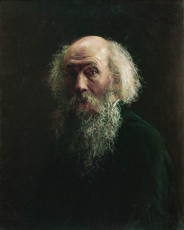Ге Николай Николаевич (1831-1894) , Автопортрет , Киевский национальный музей русского искусства , 1892 год  , холст, масло , 69,5 х 52,5 см