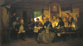 Кившенко Алексей Данилович (1851-1895) , Военный совет в Филях в 1812 году