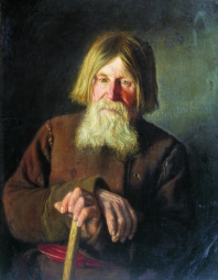 Максимов Василий Максимович (1844-1911) , Старик , Государственная Третьяковская галерея , 1881 год  , холст, масло