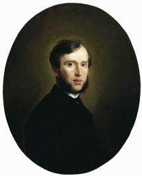 Неврев Николай Васильевич (1830-1904) , Мужской портрет , Екатеринбургский музей изобразительных искусств  , 1861 год  , холст, масло