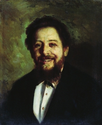 Неврев Николай Васильевич (1830-1904) , Портрет смеющегося мужчины , Нижнетагильский художественный музей изобразительных искусств  , холст, масло