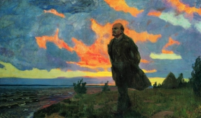 Рылов Аркадий Александрович (1870-1939) , Ленин в Разливе , Государственный Русский музей , 1934 год  , холст, масло , 126 x 174 см
