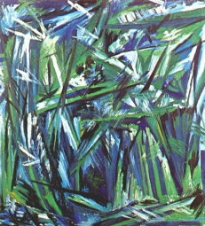 Гончарова Наталья Сергеевна (1881–1962) , Зеленый лес , 1911 год  , холст, масло