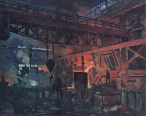 Лентулов Аристарх Васильевич (1882-1943) , Крекинг нефтеперегонного завода