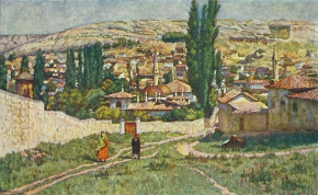 Машков Илья Иванович (1881-1944) , Бахчисарай , 1920 год  , холст, масло