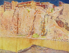 Машков Илья Иванович (1881-1944) , Грузия. Тифлис. Река Кура , 1920 год  , холст, масло
