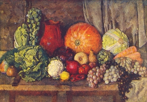 Машков Илья Иванович (1881-1944) , Овощи , 1900-е  год  , холст, масло
