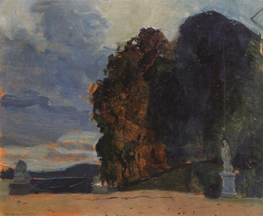 Сомов Константин Андреевич (1869-1939) , В Версальском парке , 1894 год 