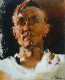 Фешин Николай Иванович (1881-1955) , Автопортрет , 1940 год  , холст, масло