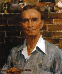 Фешин Николай Иванович (1881-1955) , Автопортрет , 1949 год  , холст, масло