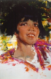 Фешин Николай Иванович (1881-1955) , Индейская девочка , Арт-фонд семьи Филатовых (ART RUSSE)  , 1933 год  , холст, масло