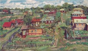 Юон Константин Фёдорович (1875-1958) , Провинция , холст, масло