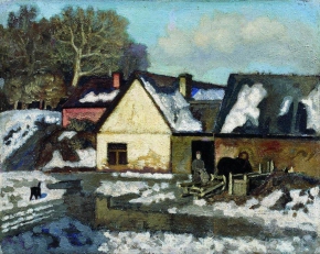 Крымов Николай Петрович (1884-1958)  , Весна , холст, масло