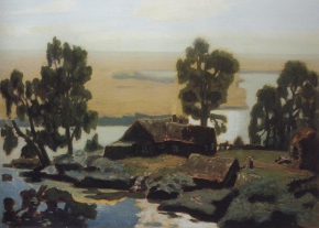 Крымов Николай Петрович (1884-1958)  , Полдень , Вологодская областная картинная галерея (ВОКГ)  , 1910 год  , холст, масло
