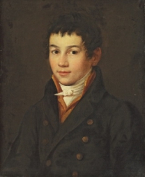 Егоров Алексей Егорович (1776-1851) , Автопортрет (в юношеском возрасте) , Государственная Третьяковская галерея , 1803 год  , холст, масло , 55 x 44,3 см