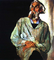 Корин Павел Дмитриевич (1892-1967) , Портрет С. Т. Конёнкова , Государственная Третьяковская галерея , 1947 год  , холст, масло , 108 x 100 см