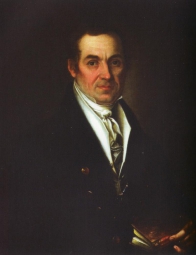 Мыльников Николай Дмитриевич (1797-1842) , Баснин Н.Т. , 1824 год  , холст, масло