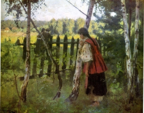 Пимоненко Николай Корнильевич (1862-1912) , Ревность , Сумский художественный музей , 1901 год  , холст, масло , 44 x 55 см