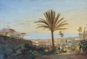 Иванов Антон Иванович (1818-1864) , Близ Неаполя , Тюменский музей изобразительных искусств  , 1846 год  , холст, масло , 34 x 51 см