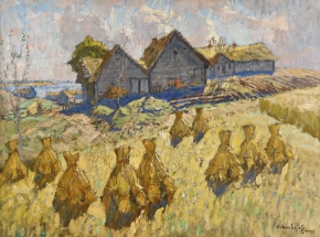 Горбатов Константин Иванович (1876-1945)  , Урожай , Частное собрание , 1931 год  , холст, масло , 61 x 81 см