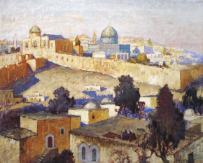 Горбатов Константин Иванович (1876-1945)  , Иерусалим , Частное собрание , 1935 год  , холст, масло