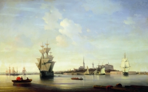 Айвазовский Иван Константинович (1817-1900) , Ревель , Центральный военно-морской музей , 1844 год  , холст, масло , 118 x 188 см