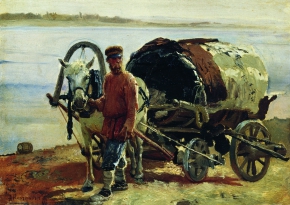 Корзухин Алексей Иванович (1835-1894) , Возок , Днепропетровский художественный музей  , 1891 год  , холст, масло