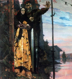 Корин Павел Дмитриевич (1892-1967) , Северная баллада , Государственная Третьяковская галерея , 1943 год  , холст, масло , 275 x 250 см