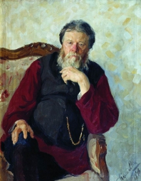 Куликов Иван Семёнович (1875-1941)  , Портрет отца , Дом-музей И.С. Куликова  , 1898 год  , холст, масло