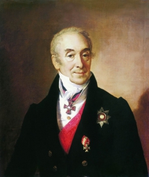 Тропинин Василий Андреевич (1776-1857) , Портрет С.С.  Кушникова , холст, масло