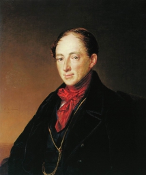 Тропинин Василий Андреевич (1776-1857) , Портрет Дмитрия Протасьева , 1843 год  , холст, масло