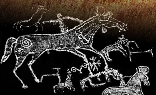 Древние петроглифы Хакасии