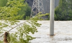 Уровень воды в реке Бия пошел на спад, но ещё составляет 7,12 метра