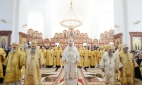 Патриарх Кирилл провел Божественную литургию в новоосвященном храме